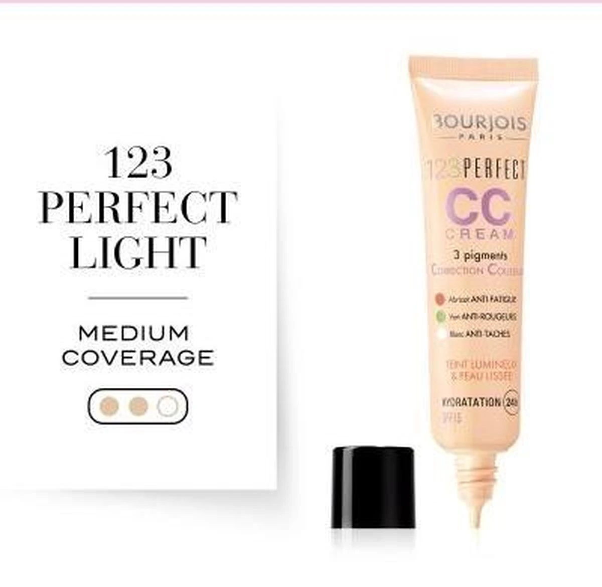 Bourjois 123 Perfect CC Cream - 033 Beige Rosé 4 Bourjois 123 Perfect CC Cream - 033 Beige Rosé - Afbeelding 2