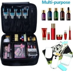 Cosmetica Koffer - Make-up Koffer Met Verstelbare Vakken - Visagie En Nagelstyliste Beauty Koffer - 26x23x9CM 23 Cosmetica Koffer - Make-up Koffer Met Verstelbare Vakken - Visagie En Nagelstyliste Beauty Koffer - 26x23x9CM -Cosmeticawinkel 1200x1170 38