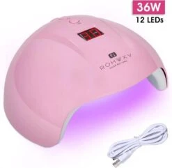 Merkloos Nagel UV Lamp Gelnagels - LED Lamp - Gellak - Nagellak Droger - Nagellak - 36W - Roze -Cosmeticawinkel 1200x1170 40