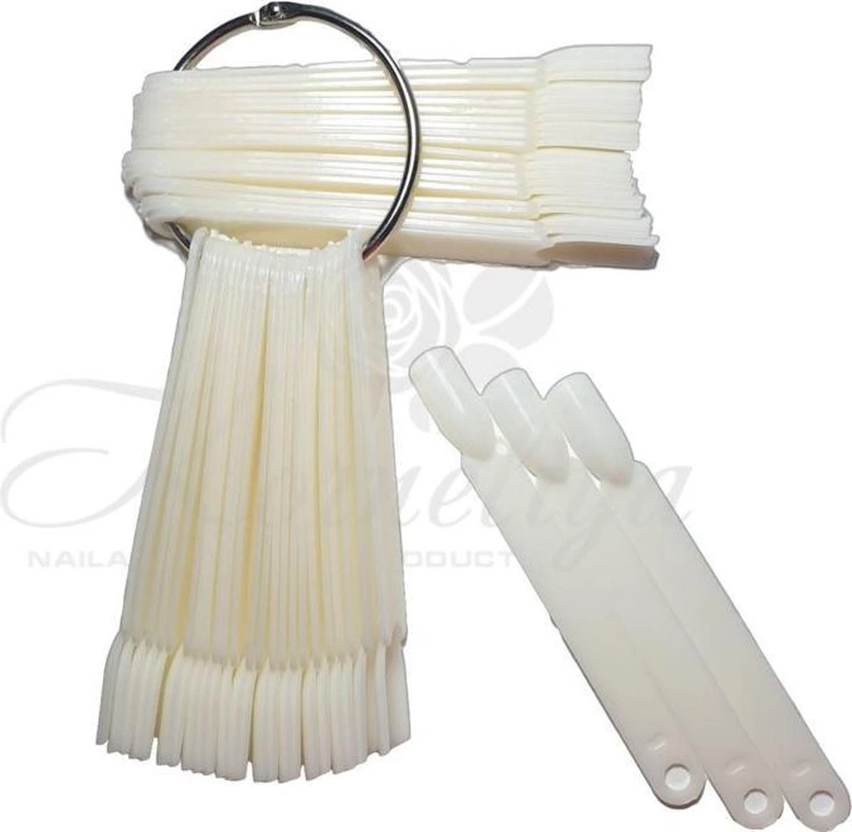 Tipwaaier - Color Pops - Nagel Waaier - Nagel Display - Nail Art Tips - 50 Tips Op Ring NATUREL KORT 3 Tipwaaier - Color Pops - Nagel Waaier - Nagel Display - Nail Art Tips - 50 Tips Op Ring NATUREL KORT