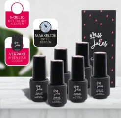 Miss Jules - 6-Delige Gellak Starterspakket - Nagellak - Kleur Rood, Wit, Creme & Glitter - Glanzend & Dekkend Resultaat 22 Miss Jules - 6-Delige Gellak Starterspakket - Nagellak - Kleur Rood, Wit, Creme & Glitter - Glanzend & Dekkend Resultaat -Cosmeticawinkel 1200x1172 4