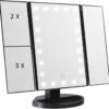 Spiegel Met LED Verlichting - Make-upspiegel - Zwart 1 Spiegel Met LED Verlichting - Make-upspiegel - Zwart -Cosmeticawinkel 1200x1177 5