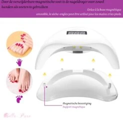 Bella Pure 48W Nageldroger - Vinger- En Teennagels - Bewegingssensor En Timer - 24 LED's 14 Bella Pure 48W Nageldroger - Vinger- En Teennagels - Bewegingssensor En Timer - 24 LED's -Cosmeticawinkel 1200x1181 9