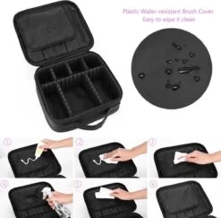 Cosmetica Koffer - Make-up Koffer Met Verstelbare Vakken - Visagie En Nagelstyliste Beauty Koffer - 26x23x9CM 37 Cosmetica Koffer - Make-up Koffer Met Verstelbare Vakken - Visagie En Nagelstyliste Beauty Koffer - 26x23x9CM -Cosmeticawinkel 1200x1182 8