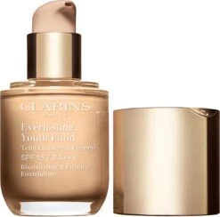 Clarins Everlasting Youth Fluid Illuminating & Firming Foundation - 112 Amber - Foundation - 30 Ml -Cosmeticawinkel 1200x1183 1