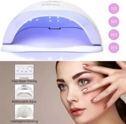 Merkloos Professionele UV Nagellamp Voor Gel Nagellak - Sun X5 Plus 80W 36 Leds - Geschikt Gellak - Gel Nagellak Droger -Cosmeticawinkel 1200x1183 9