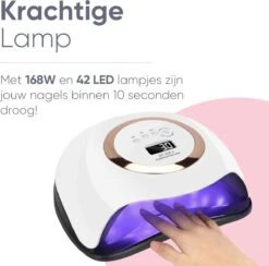 De Sera UV Lamp Gelnagels 168W - LED Lamp Nagels - Gellak Lamp - Nageldroger Met 2.5 Meter Lang Snoer - Wit -Cosmeticawinkel 1200x1184 7