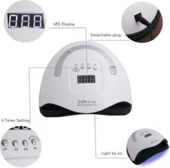Professionele 180W LED Nageldroger Lamp - Gel Nagel Droger - 180W De Sterkste Nagellamp Op De Markt - Geschikt Voor Elke Nagel, Sneller Droger Voor Gel Polish Nail Apparatuur Automatische Sensor Nail Art Gereedschap Voor Vingernagel En Teennagel 11 Professionele 180W LED Nageldroger Lamp - Gel Nagel Droger - 180W De Sterkste Nagellamp Op De Markt - Geschikt Voor Elke Nagel, Sneller Droger Voor Gel Polish Nail Apparatuur Automatische Sensor Nail Art Gereedschap Voor Vingernagel En Teennagel -Cosmeticawinkel 1200x1187 10