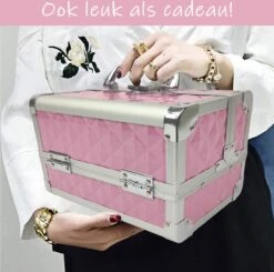Make Up Koffer Meisjes En Dames Roze - Make Up Organizer Met Spiegel - Cosmetica Koffer - Beautycase Koffer 11 Make Up Koffer Meisjes En Dames Roze - Make Up Organizer Met Spiegel - Cosmetica Koffer - Beautycase Koffer -Cosmeticawinkel 1200x1190 5
