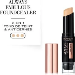 Bourjois Foundcealer Foundation - 200 Vanille Rosé -Cosmeticawinkel 1200x1195 1