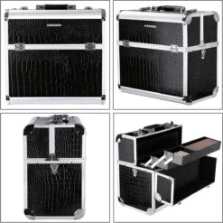 A.T. Shop Cosmeticakoffer, Make-up Koffer, Beauty Case, Bewaren Van Make-up, Nagellak. Zwart 14 A.T. Shop Cosmeticakoffer, Make-up Koffer, Beauty Case, Bewaren Van Make-up, Nagellak. Zwart -Cosmeticawinkel 1200x1198 47