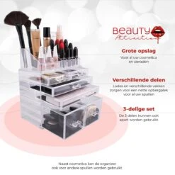Beauty Attraction Make Up Organizer – Opbergdoos – Nagellak – Organizer 22 X 2,12 X 5,8 CM – 24 X 15 X 11 CM – Transparant 17 Beauty Attraction Make Up Organizer – Opbergdoos – Nagellak – Organizer 22 X 2,12 X 5,8 CM – 24 X 15 X 11 CM – Transparant -Cosmeticawinkel 1200x1200 1005