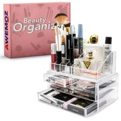 AWEMOZ Make-Up Organizer - Beauty Organizer Voor Make Up - Opbergbox - Opbergdoos Cosmetica - Sieradendoos - 20 Opbergvakken - Nagellak - Lippenstift - Transparant - Cadeau Voor Vrouw 16 AWEMOZ Make-Up Organizer - Beauty Organizer Voor Make Up - Opbergbox - Opbergdoos Cosmetica - Sieradendoos - 20 Opbergvakken - Nagellak - Lippenstift - Transparant - Cadeau Voor Vrouw -Cosmeticawinkel 1200x1200 1024