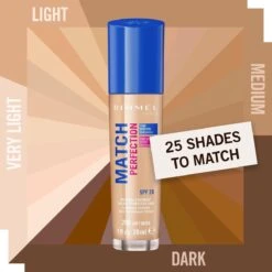 Rimmel London Match Perfection Foundation - 200 Soft Beige - Beige 26 Rimmel London Match Perfection Foundation - 200 Soft Beige - Beige -Cosmeticawinkel 1200x1200 104