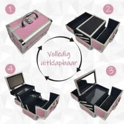 Make Up Koffer Meisjes En Dames Roze - Make Up Organizer Met Spiegel - Cosmetica Koffer - Beautycase Koffer 15 Make Up Koffer Meisjes En Dames Roze - Make Up Organizer Met Spiegel - Cosmetica Koffer - Beautycase Koffer -Cosmeticawinkel 1200x1200 1046