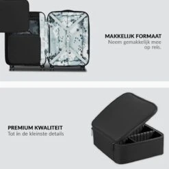 Cosmetica Koffer - Make-up Koffer Met Verstelbare Vakken - Visagie En Nagelstyliste Beauty Koffer - 26x23x9CM 26 Cosmetica Koffer - Make-up Koffer Met Verstelbare Vakken - Visagie En Nagelstyliste Beauty Koffer - 26x23x9CM -Cosmeticawinkel 1200x1200 1055