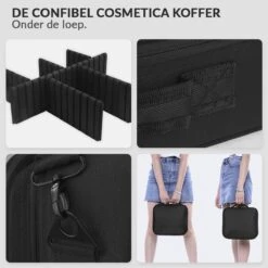 Cosmetica Koffer - Make-up Koffer Met Verstelbare Vakken - Visagie En Nagelstyliste Beauty Koffer - 26x23x9CM 34 Cosmetica Koffer - Make-up Koffer Met Verstelbare Vakken - Visagie En Nagelstyliste Beauty Koffer - 26x23x9CM -Cosmeticawinkel 1200x1200 1060
