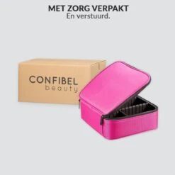 Cosmetica Koffer - Make-up Koffer Met Verstelbare Vakken - Visagie En Nagelstyliste Beauty Koffer - 26x23x9CM - Roze 25 Cosmetica Koffer - Make-up Koffer Met Verstelbare Vakken - Visagie En Nagelstyliste Beauty Koffer - 26x23x9CM - Roze -Cosmeticawinkel 1200x1200 1074
