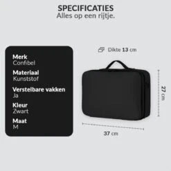 Cosmetica Koffer - Make-up Koffer Met Verstelbare Vakken - Visagie En Nagelstyliste Beauty Koffer - 37x27x13CM 20 Cosmetica Koffer - Make-up Koffer Met Verstelbare Vakken - Visagie En Nagelstyliste Beauty Koffer - 37x27x13CM -Cosmeticawinkel 1200x1200 1083