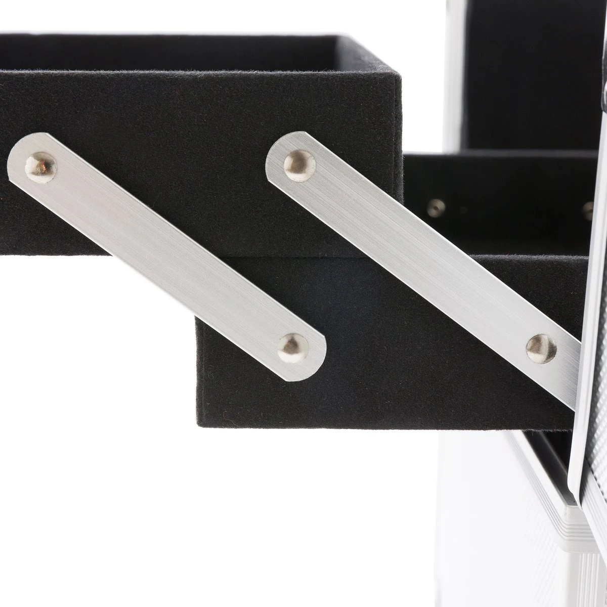 AREBOS Cosmetica Koffer - Beauty Case - Cosmetica Trolley - 15 L - Zilber 13 AREBOS Cosmetica Koffer - Beauty Case - Cosmetica Trolley - 15 L - Zilber - Afbeelding 11