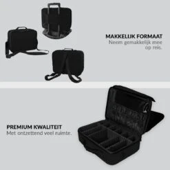 Cosmetica Koffer - Make-up Koffer Met Verstelbare Vakken - Visagie En Nagelstyliste Beauty Koffer - 40x30x14CM 20 Cosmetica Koffer - Make-up Koffer Met Verstelbare Vakken - Visagie En Nagelstyliste Beauty Koffer - 40x30x14CM -Cosmeticawinkel 1200x1200 1109