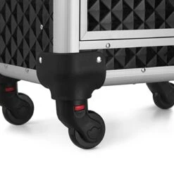 Songmics Kapperskoffer - Cosmetica Trolley - Cosmetica Koffer - Make-up Koffer - Visagie Koffer - Make Up Trolley - Op Wielen - Zwart -Cosmeticawinkel 1200x1200 1118