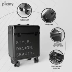 PIXMY® - MT130-S - Make Up Koffer - Cosmetica Koffer - DESIGN -Cosmeticawinkel 1200x1200 1130