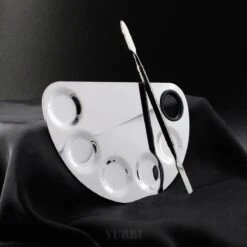 YUBBI™ Professioneel Mixing Palette - Inclusief Spatula - Voor Make Up - Nail Art - Nagellak - Gellak - RVS - Zilver 8 YUBBI™ Professioneel Mixing Palette - Inclusief Spatula - Voor Make Up - Nail Art - Nagellak - Gellak - RVS - Zilver -Cosmeticawinkel 1200x1200 1144