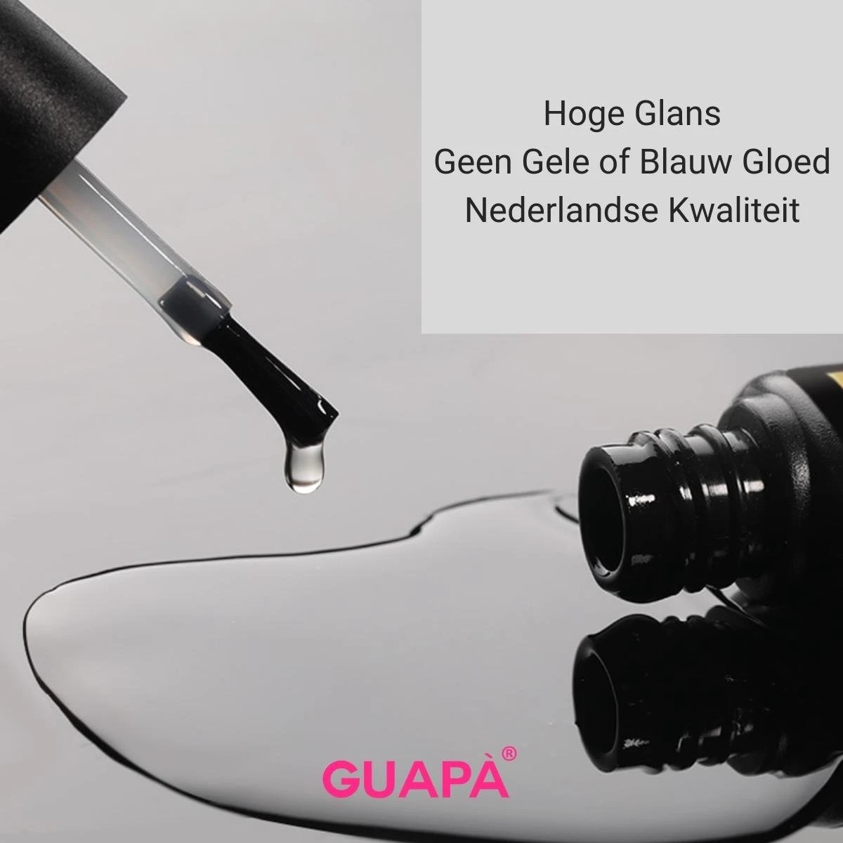 GUAPÀ® Top Coat 7ML - UV Blocker - Gellak - Polygel - Acryl Nagels - Blijvend Glanzende Nagels - High Shine No Wipe Top Gel - Zonder Gele Of Blauwe Gloed - Met Nagelvijl 7 GUAPÀ® Top Coat 7ML - UV Blocker - Gellak - Polygel - Acryl Nagels - Blijvend Glanzende Nagels - High Shine No Wipe Top Gel - Zonder Gele Of Blauwe Gloed - Met Nagelvijl - Afbeelding 5