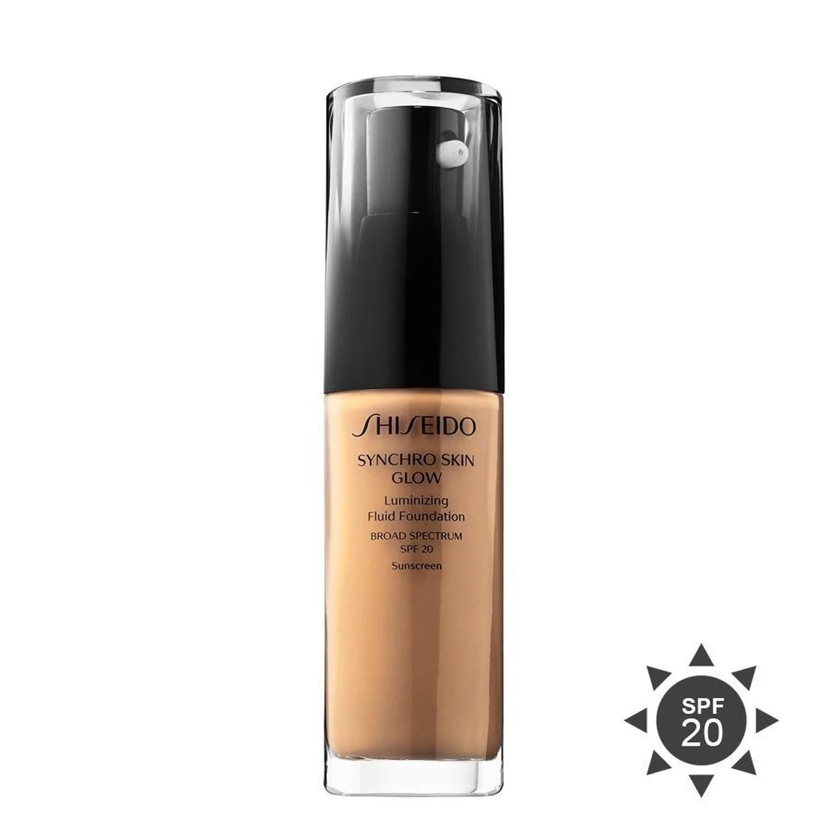 Shiseido Synchro Skin Glow Luminizing Fluid Foundation - N3 Neutral - 30 Ml - Foundation 5 Shiseido Synchro Skin Glow Luminizing Fluid Foundation - N3 Neutral - 30 Ml - Foundation - Afbeelding 3