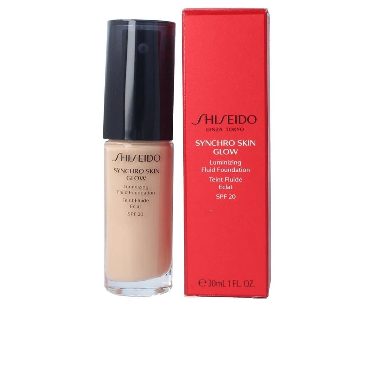 Shiseido Synchro Skin Glow Luminizing Fluid Foundation - N3 Neutral - 30 Ml - Foundation 7 Shiseido Synchro Skin Glow Luminizing Fluid Foundation - N3 Neutral - 30 Ml - Foundation - Afbeelding 5