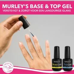 MURLEY’s Base & Top Coat Gellak Set- Acryl Basecoat & Topcoat - 2x 15ml - Gel Nagellak - Gelnagellak - UV / LED Lamp Gelnagels 15 MURLEY’s Base & Top Coat Gellak Set- Acryl Basecoat & Topcoat - 2x 15ml - Gel Nagellak - Gelnagellak - UV / LED Lamp Gelnagels -Cosmeticawinkel 1200x1200 1324