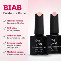 Miss Jules® BIAB Starter Pakket – Builder In A Bottle – BIAB Nagel Builder Gel – BIAB Nagellak Startersset - Inclusief Instructievideo (NL) 14 Miss Jules® BIAB Starter Pakket – Builder In A Bottle – BIAB Nagel Builder Gel – BIAB Nagellak Startersset - Inclusief Instructievideo (NL) -Cosmeticawinkel 1200x1200 1337