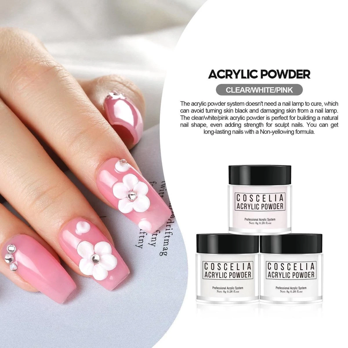 Polygel- Polygel Starter Set Professional - Polygel Nagels- Pakket Omvat 1x80W Nagel Droger Lamp 4 X Poly Gel 1 X Top Coat 1 X Base Coat 3 X UV Gel 3 X Acryl Poeder 1 X Mini Nail Boor Machine 1 X Gradient Crystal Nail Borstel 1x20Pcs Nail 6 Polygel- Polygel Starter Set Professional - Polygel Nagels- Pakket Omvat 1x80W Nagel Droger Lamp 4 X Poly Gel 1 X Top Coat 1 X Base Coat 3 X UV Gel 3 X Acryl Poeder 1 X Mini Nail Boor Machine 1 X Gradient Crystal Nail Borstel 1x20Pcs Nail - Afbeelding 4