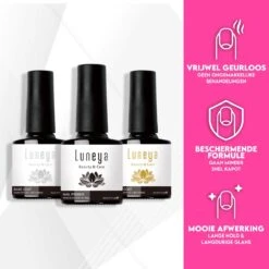 Luneya Gellak - Starterspakket - Primer - Base Coat - Top Coat - LED Lamp Gel Nagellak 11 Luneya Gellak - Starterspakket - Primer - Base Coat - Top Coat - LED Lamp Gel Nagellak -Cosmeticawinkel 1200x1200 1397