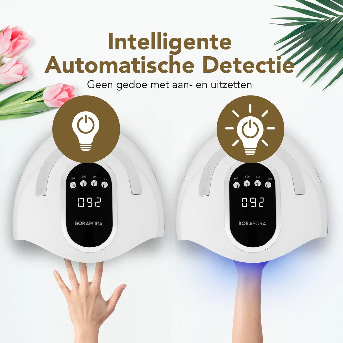 BoraPora Professionele Nageldroger - 280 Watt UV LED Lamp Nagels - 66 Leds - Nagel UV Lamp - Gellak Lamp - Nagellamp - Nagellamp Led - Nagellamp Voor Gel Nagellak - Nagellamp Led Uv - Nagellamp Uv - Nagellamp Gelnagels - Gellak - Nageldroger 6 BoraPora Professionele Nageldroger - 280 Watt UV LED Lamp Nagels - 66 Leds - Nagel UV Lamp - Gellak Lamp - Nagellamp - Nagellamp Led - Nagellamp Voor Gel Nagellak - Nagellamp Led Uv - Nagellamp Uv - Nagellamp Gelnagels - Gellak - Nageldroger - Afbeelding 4