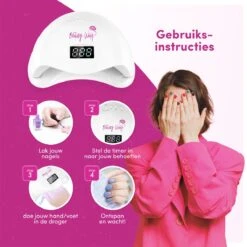 TheBeautyWay Nageldroger - Voor Gelnagels - Geschikt Voor Elke Nagel Gellak - 24 LEDs 14 TheBeautyWay Nageldroger - Voor Gelnagels - Geschikt Voor Elke Nagel Gellak - 24 LEDs -Cosmeticawinkel 1200x1200 1430