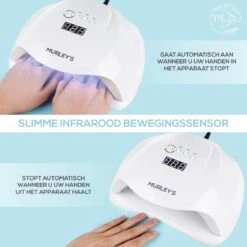 Murley’s Pro Dual Nagellamp Gellak Nageldroger - UV LED Nagel Lamp - 54 Watt - 36 LED’s -Cosmeticawinkel 1200x1200 1448
