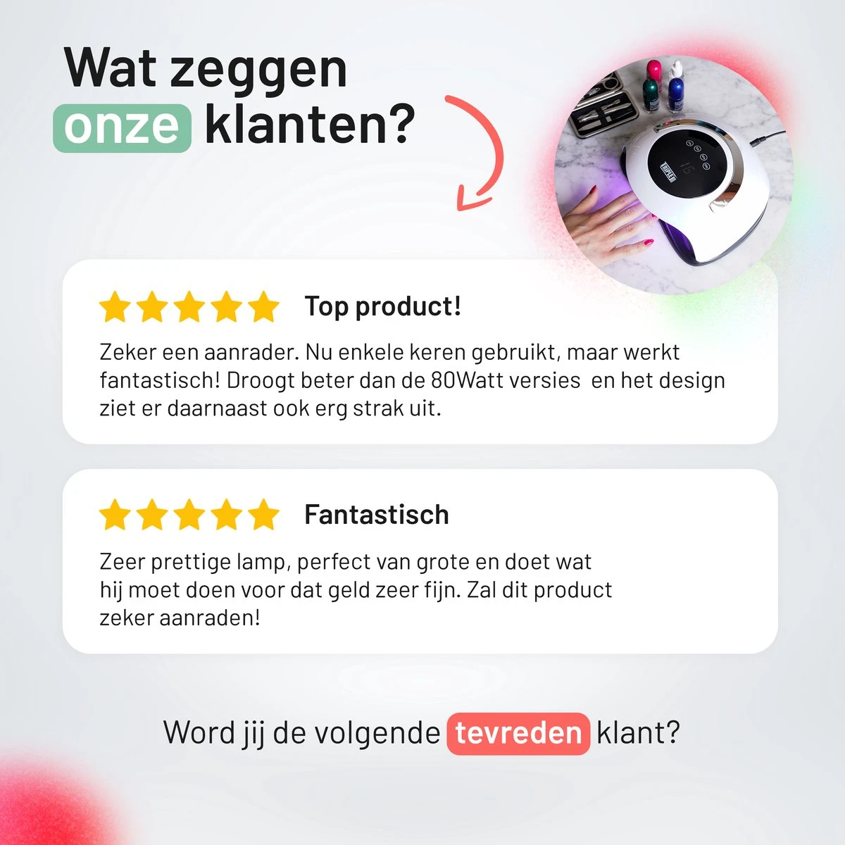 Triple J® UV Lamp Gelnagels - Nageldroger - Nagellamp - Automatische Timer - 36 LEDs - Wit 12 Triple J® UV Lamp Gelnagels - Nageldroger - Nagellamp - Automatische Timer - 36 LEDs - Wit - Afbeelding 10