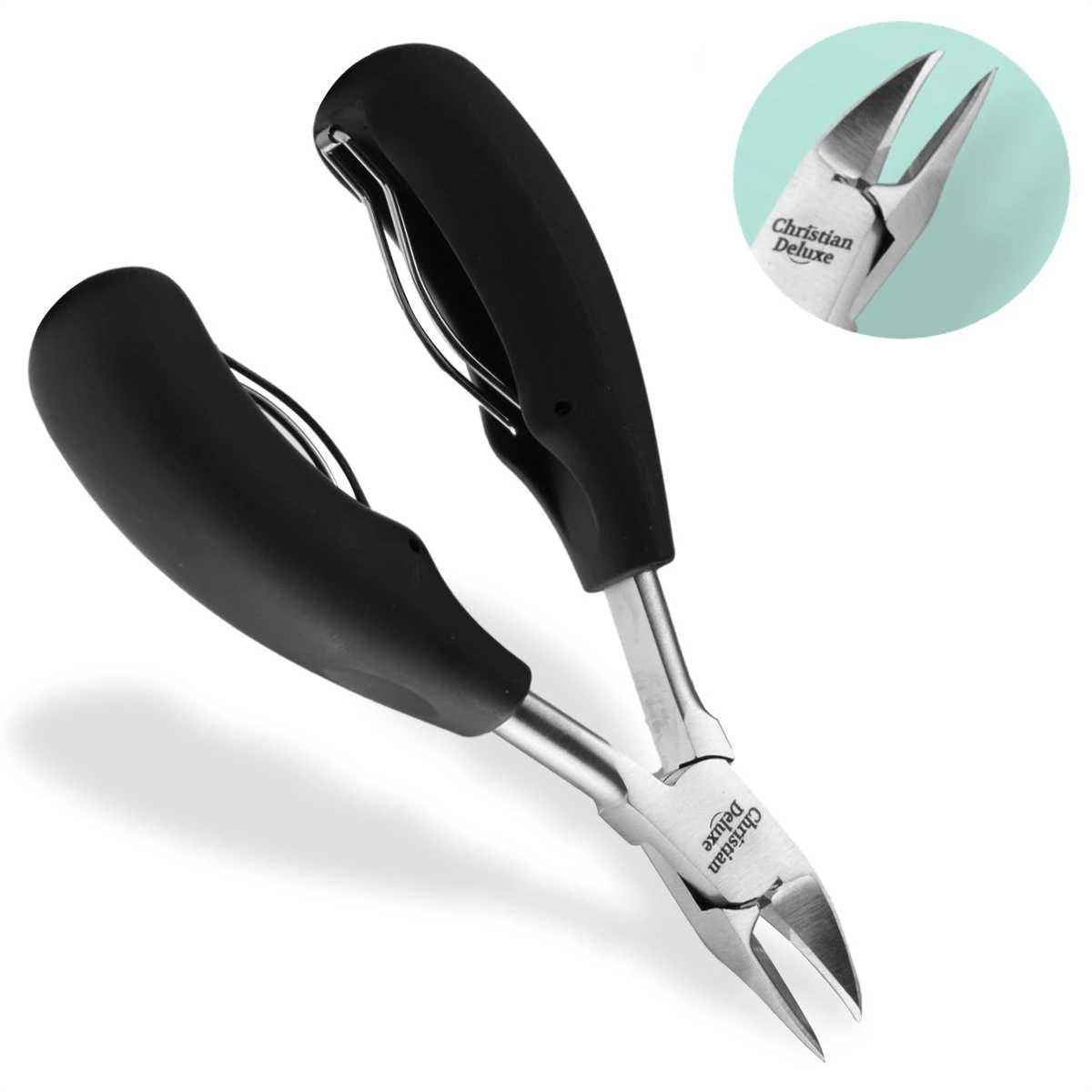 Christian Deluxe® - Professionele RVS Nageltang - Nageltang Voor Harde Teennagels - Professionele Nagelknipper - Nageltang Voor Ingegroeide Teennagel - Nageltang Kalknagels - Nagelknipper - Roestvrijstaal 3 Christian Deluxe® - Professionele RVS Nageltang - Nageltang Voor Harde Teennagels - Professionele Nagelknipper - Nageltang Voor Ingegroeide Teennagel - Nageltang Kalknagels - Nagelknipper - Roestvrijstaal