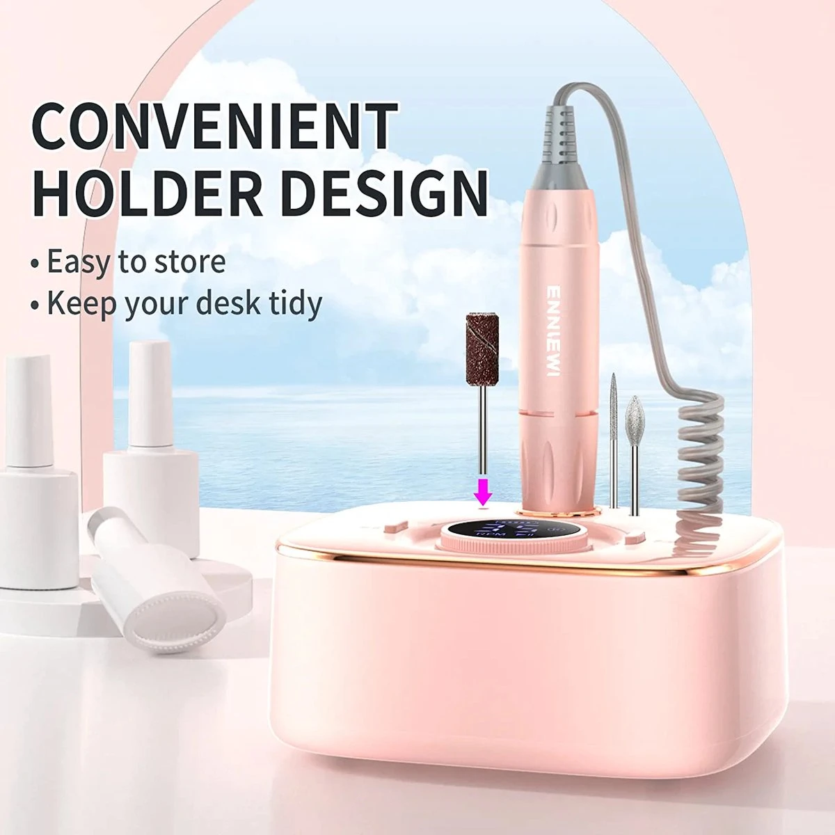 Nagelfrees – Nagelvijl – Elektrische Nagelvijl – Automatische Nagelvijl – Manicure En Pedicure – Nagelsalon - Electric Nail File 11 Nagelfrees – Nagelvijl – Elektrische Nagelvijl – Automatische Nagelvijl – Manicure En Pedicure – Nagelsalon - Electric Nail File - Afbeelding 9