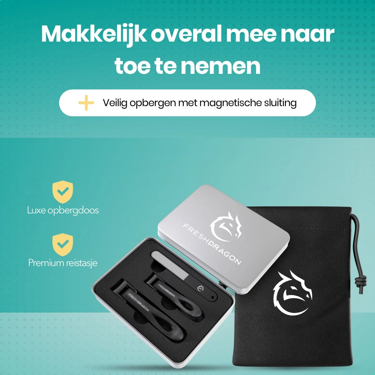 FreshDragon Nagelknipper Set Met Nagelvijl - Nagelset Tegen Kalknagels - Nageltang - Teennagelknipper 10 FreshDragon Nagelknipper Set Met Nagelvijl - Nagelset Tegen Kalknagels - Nageltang - Teennagelknipper - Afbeelding 8