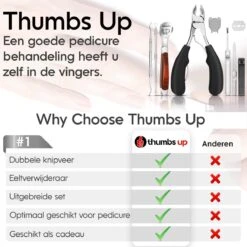 Thumbs Up 7-Delige Nagel Set - Ingegroeide Teennagel - Nageltang - Teennagelknipper - Nagelknipper Set - Zwart 15 Thumbs Up 7-Delige Nagel Set - Ingegroeide Teennagel - Nageltang - Teennagelknipper - Nagelknipper Set - Zwart -Cosmeticawinkel 1200x1200 1500
