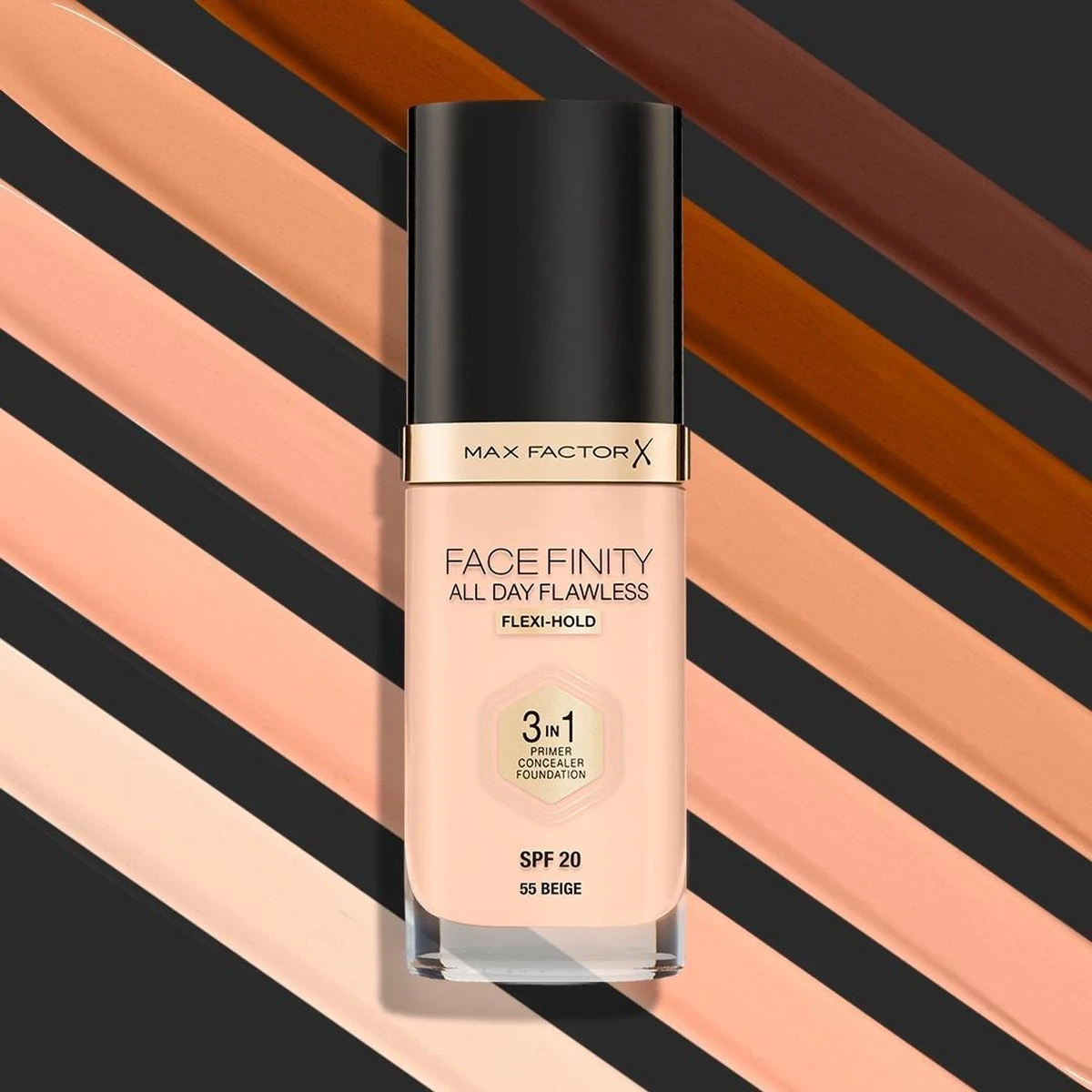 Max Factor Facefinity All Day Flawless 3-in-1 Liquid Foundation - 077 Soft Honey 7 Max Factor Facefinity All Day Flawless 3-in-1 Liquid Foundation - 077 Soft Honey - Afbeelding 5