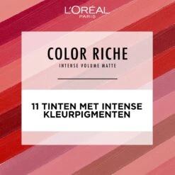 L'Oréal Paris - Color Riche Intense Volume Matte Lipstick - 241 Le Coral Irreverent - Nude Lippenstift -Cosmeticawinkel 1200x1200 328