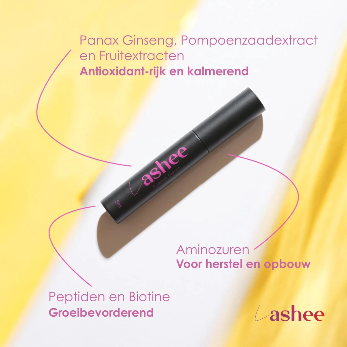 Lashee Advanced Lash Lift - Wimperserum - Wimpergroei - Lash Serum - Volle Wimpers - Eyelash & Wenkbrauw Serum - Geschikt Voor Gevoelige Ogen - Vegan - 3 Ml 5 Lashee Advanced Lash Lift - Wimperserum - Wimpergroei - Lash Serum - Volle Wimpers - Eyelash & Wenkbrauw Serum - Geschikt Voor Gevoelige Ogen - Vegan - 3 Ml - Afbeelding 3