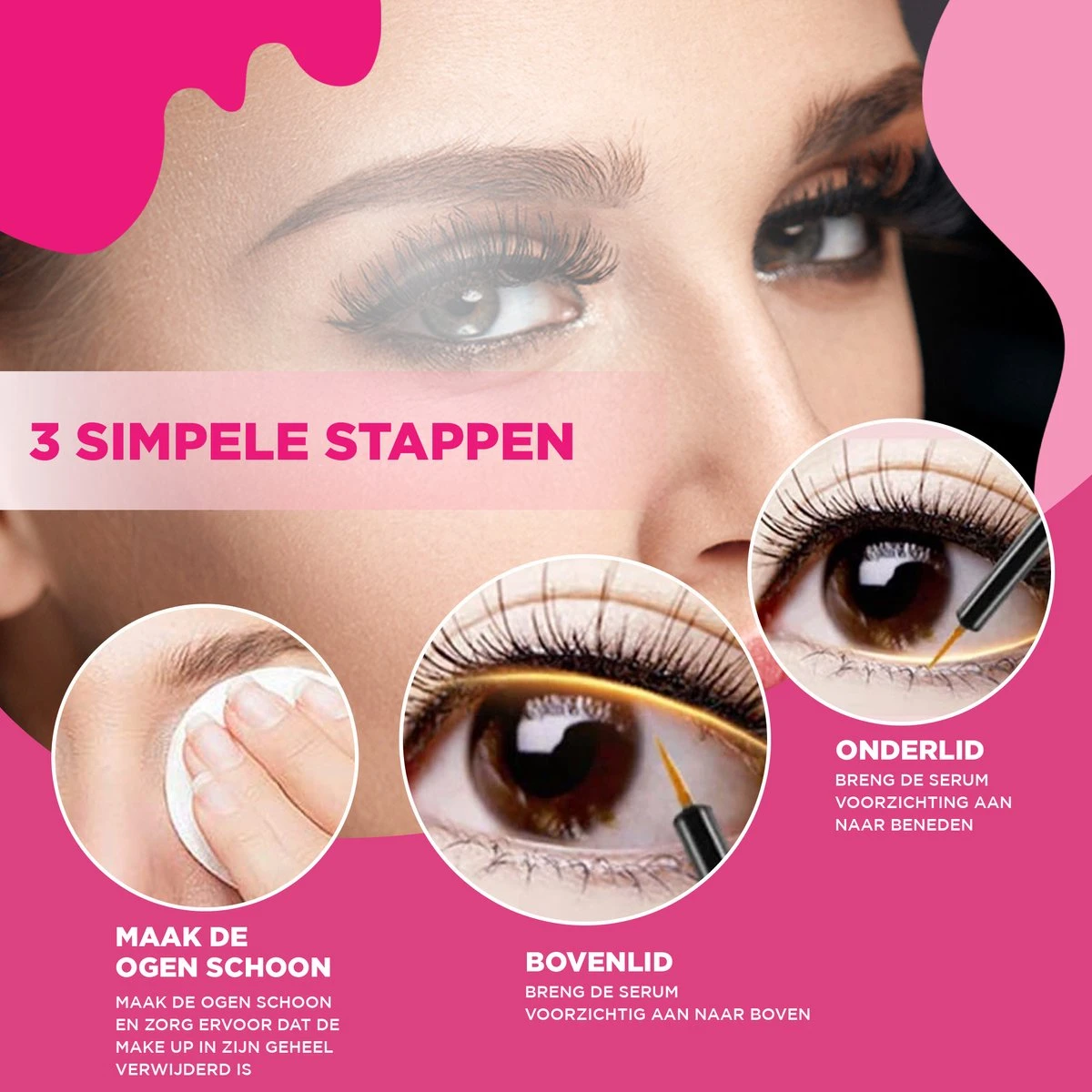 Vivefly Healthcare Winklash - Wimperserum - Wimper Krullen - Wimper Groei - Lash Serum 5ml - 5 Vivefly Healthcare Winklash - Wimperserum - Wimper Krullen - Wimper Groei - Lash Serum 5ml - - Afbeelding 3