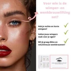 Mimlo Professionele Wimper & Wenkbrauw Lifting Set - Lash Lift Kit - Wimperlifting Set - Browlift - Permanente Wimper Kruller - Lash & Brow Lift Kit -Cosmeticawinkel 1200x1200 600