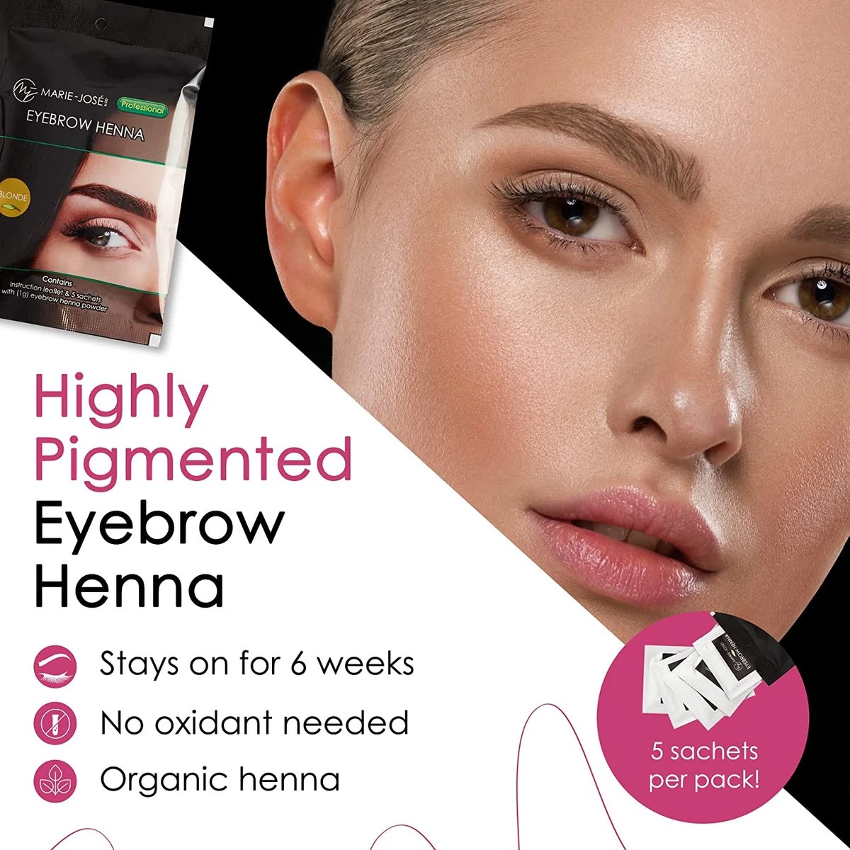 Henna Wenkbrauwverf Blond | Henna Brows |Geschikt Voor Minstens 25 Toepassingen 9 Henna Wenkbrauwverf Blond | Henna Brows |Geschikt Voor Minstens 25 Toepassingen - Afbeelding 7