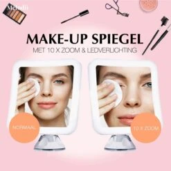Melodii ML10X - Make Up Spiegel Met LED Verlichting - Scheerspiegel - 10x Vergroting - Met Tru-Daylight Verlichting - Voor Hem En Voor Haar -Cosmeticawinkel 1200x1200 869